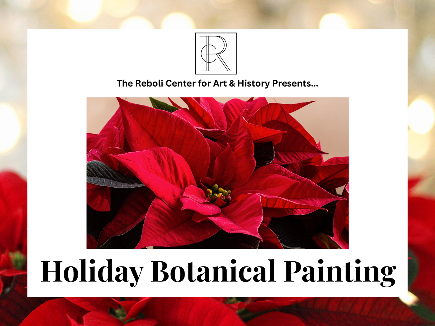 Holiday Botanical Painting Workshop | Thurs, Dec, 11th, 6:30 - 9pm