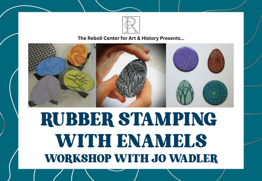 Jo Wadler Rubber Stamping with Enamels Workshop | Sunday 11/8 | 9:30 - 12:30