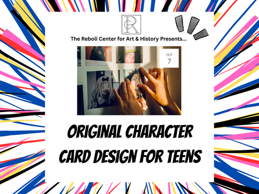 Original Character Card Design Workshop for Teens 9/7/25