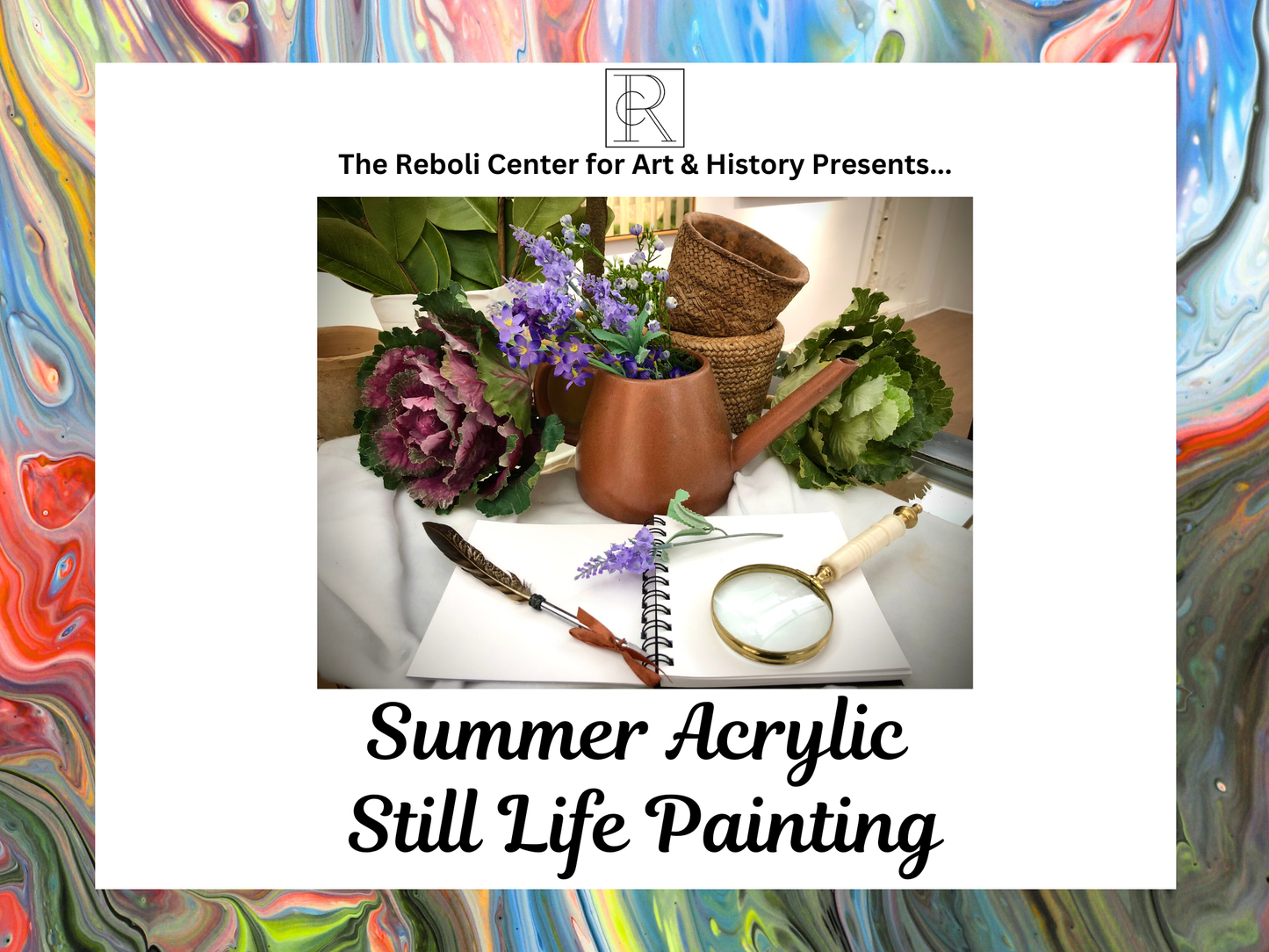 Acrylic Still Life Painting Workshop | Thurs, June 18th, 2026, 6:30pm - 9pm