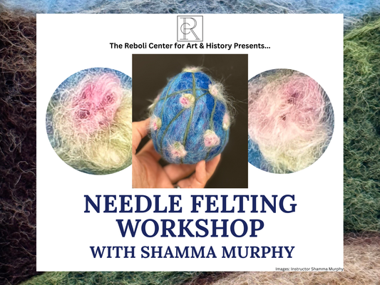 Spring Van Gogh Egg Needle Felting Workshop with Shamma Murphy | Sun, March 29th, 2026, 9:30am - 12:30pm